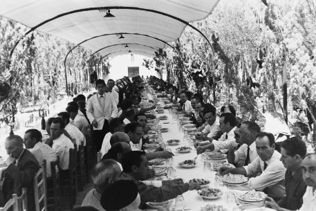 Bares - 1966-06-27 Banquete en el Restaurante San José, Inauguración oficinas Caja Rural La Unión de Requena.jpg
